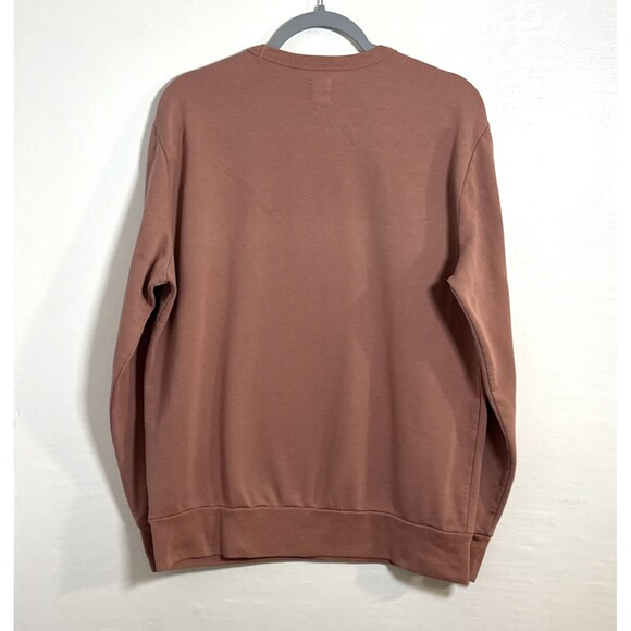 Gap Men's Faded Cedar Logo Fleece Crewneck Sweatshirt Cotton Blend Size Medium - Picture 3 of 7